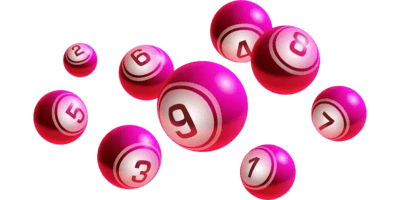 Bingo balls pink red
