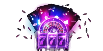 Colorful slot machine