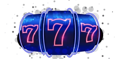 Neon slot machine symbols
