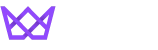 Purple crown and text